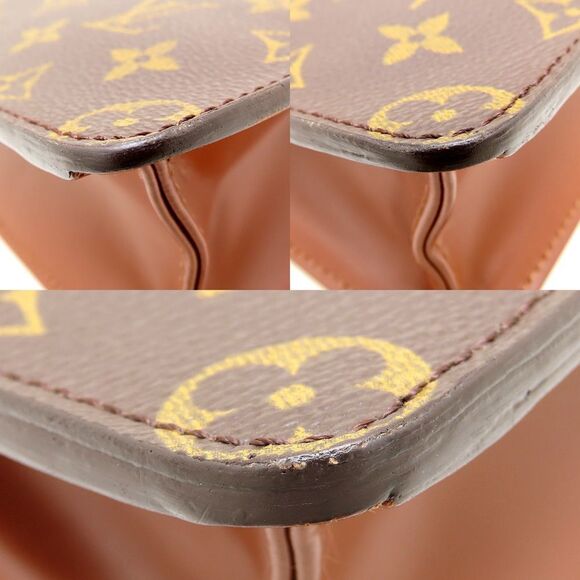 LOUIS VUITTON Brown Monogram Pochette Clutch Bag - Picture 4 of 9